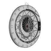 Pop Art Basketball Dartbord (Voorkant Links)