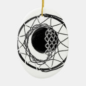 Pop Art Basketball Keramisch Ornament (Voorkant)