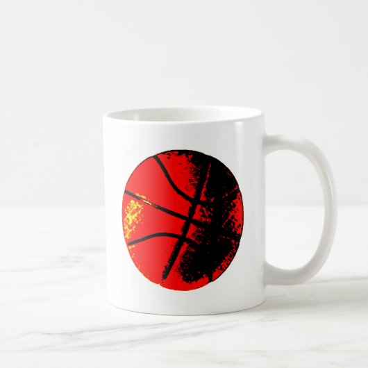 Pop Art Basketball Koffiemok (Rechts)
