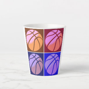 Pop Art Basketball Latte Mok
