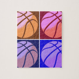 Pop Art Basketball Legpuzzel