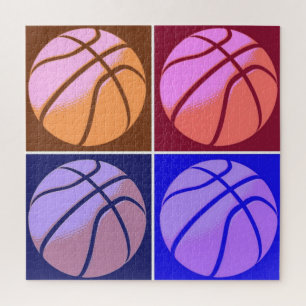 Pop Art Basketball Legpuzzel