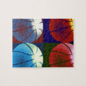 Pop Art Basketball Legpuzzel (Horizontaal)