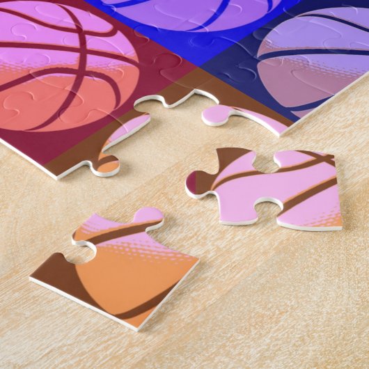 Pop Art Basketball Legpuzzel (Zijkant)