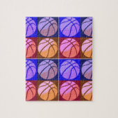 Pop Art Basketball Legpuzzel (Verticaal)