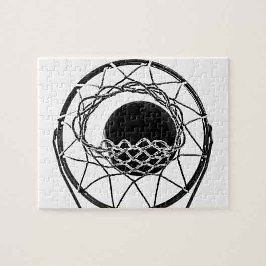 Pop Art Basketball Legpuzzel (Horizontaal)