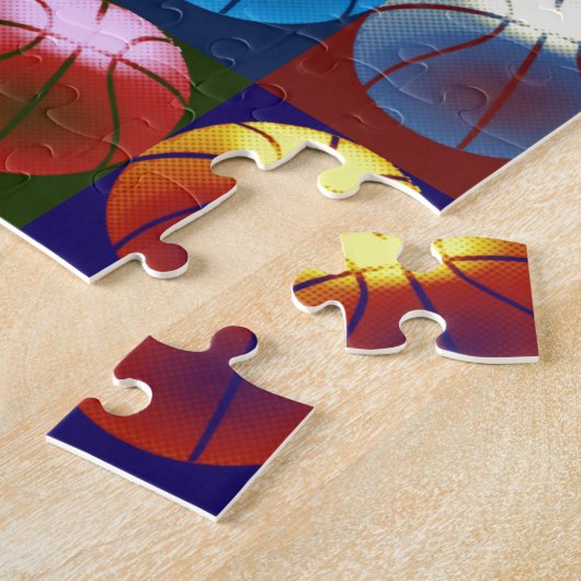 Pop Art Basketball Legpuzzel (Zijkant)