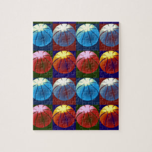 Pop Art Basketball Legpuzzel