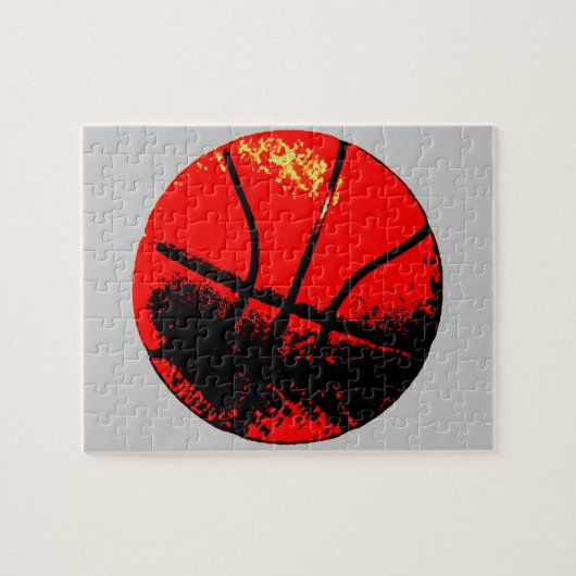 Pop Art Basketball Legpuzzel (Horizontaal)