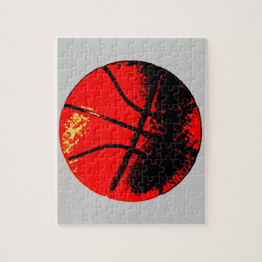 Pop Art Basketball Legpuzzel (Verticaal)
