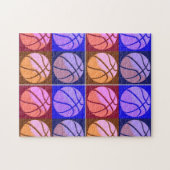 Pop Art Basketball Legpuzzel (Horizontaal)