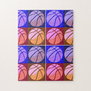 Pop Art Basketball Legpuzzel