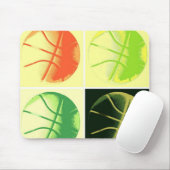 Pop Art Basketball Muismat (Met muis)