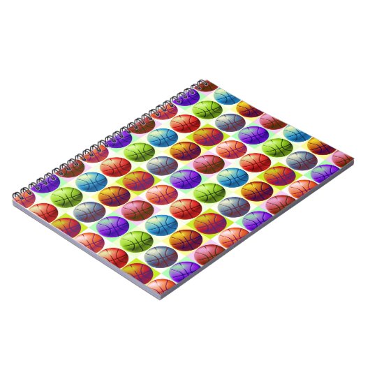 Pop Art Basketball Notitieboek (Linkerzijde)