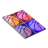 Pop Art Basketball Notitieboek (Rechterzijde)