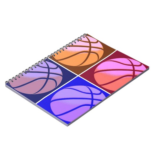 Pop Art Basketball Notitieboek (Linkerzijde)