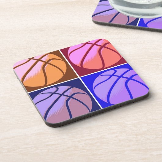 Pop Art Basketball Onderzetter (Linkerzijde)
