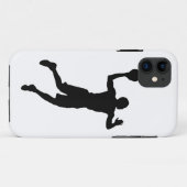 Pop Art Basketball Player Silhouette Case-Mate iPhone Case (Achterkant (horizontaal))