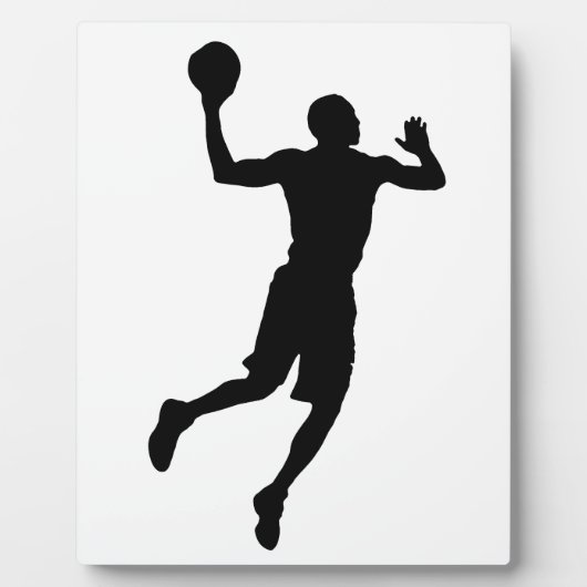 Pop Art Basketball Player Silhouette Fotoplaat (Voorkant)