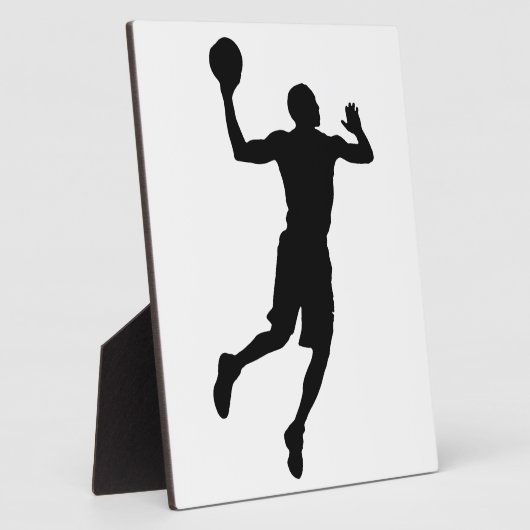 Pop Art Basketball Player Silhouette Fotoplaat (Zijkant)