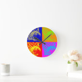 Pop Art Basketball Ronde Klok (Huis)