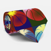 Pop Art Basketball Stropdas (Opgerold)