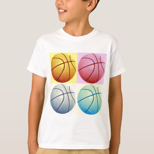 Pop Art Basketball T-shirt (Voorkant)