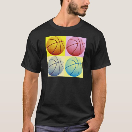 Pop Art Basketball T-shirt (Voorkant)