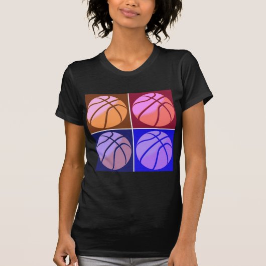 Pop Art Basketball T-shirt (Voorkant)