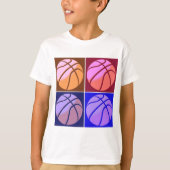 Pop Art Basketball T-shirt (Voorkant)