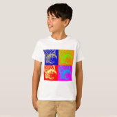 Pop Art Basketball T-shirt (Voorkant volledig)