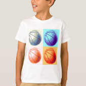 Pop Art Basketball T-shirt (Voorkant)