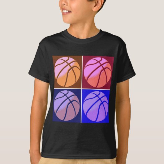 Pop Art Basketball T-shirt (Voorkant)
