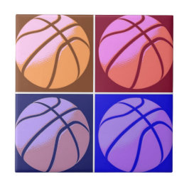 Pop Art Basketball Tegeltje
