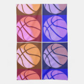Pop Art Basketball Theedoek (Verticaal)