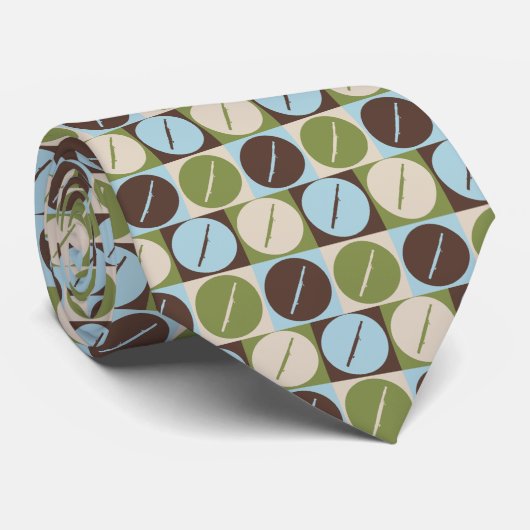 Pop Art Bassoon Stropdas (Opgerold)