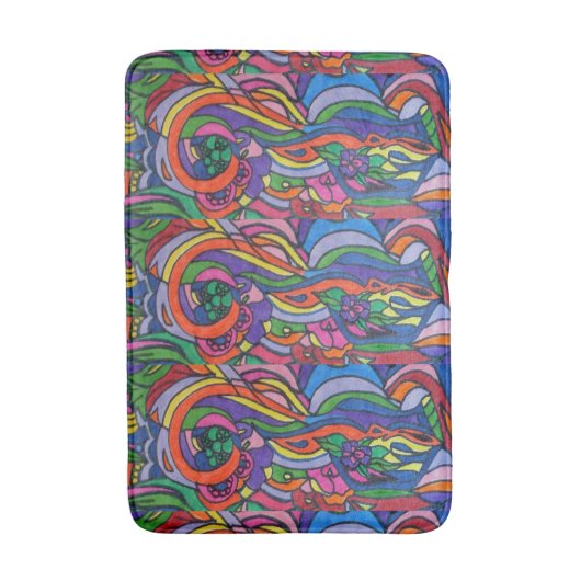 Pop Art Bath Mat (Voorkant Verticaal)