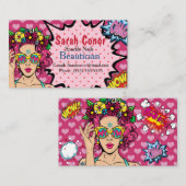 Pop Art Beauticiste Visitekaartje (Voorkant / Achterkant)