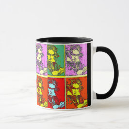 Pop Art Beethoven Mok