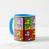 Pop-art Beethoven Mok (Voorkant links)