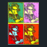 Pop Art Beethoven Poster<br><div class="desc">Ludwig von</div>