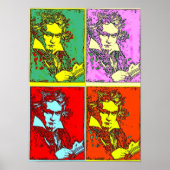 Pop Art Beethoven Poster (Voorkant)