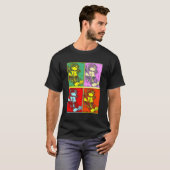 Pop-art Beethoven T-shirt (Voorkant volledig)