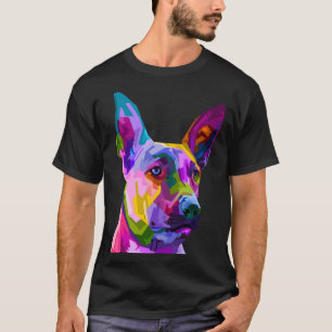 Pop Art Belgium Malinois Shepherd Mechelaar Pullov T-shirt