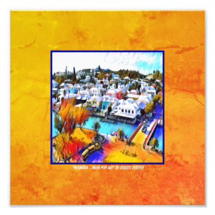 Pop Art Bermuda Foto Afdruk