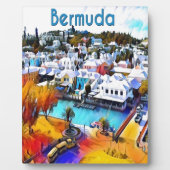 Pop Art Bermuda Fotoplaat (Voorkant)