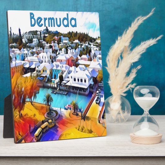 Pop Art Bermuda Fotoplaat (Zijkant)