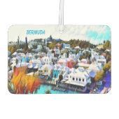 Pop Art Bermuda Keramiek Luchtverfrisser (Achterkant)