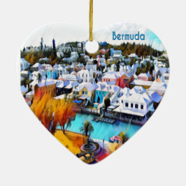 Pop Art Bermuda Keramisch Ornament