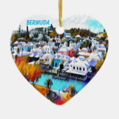 Pop Art Bermuda Keramisch Ornament (Voorkant)